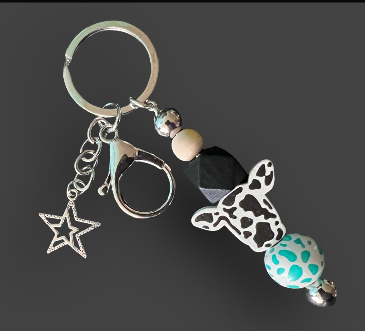 Handmade Decorative Beaded Keychain