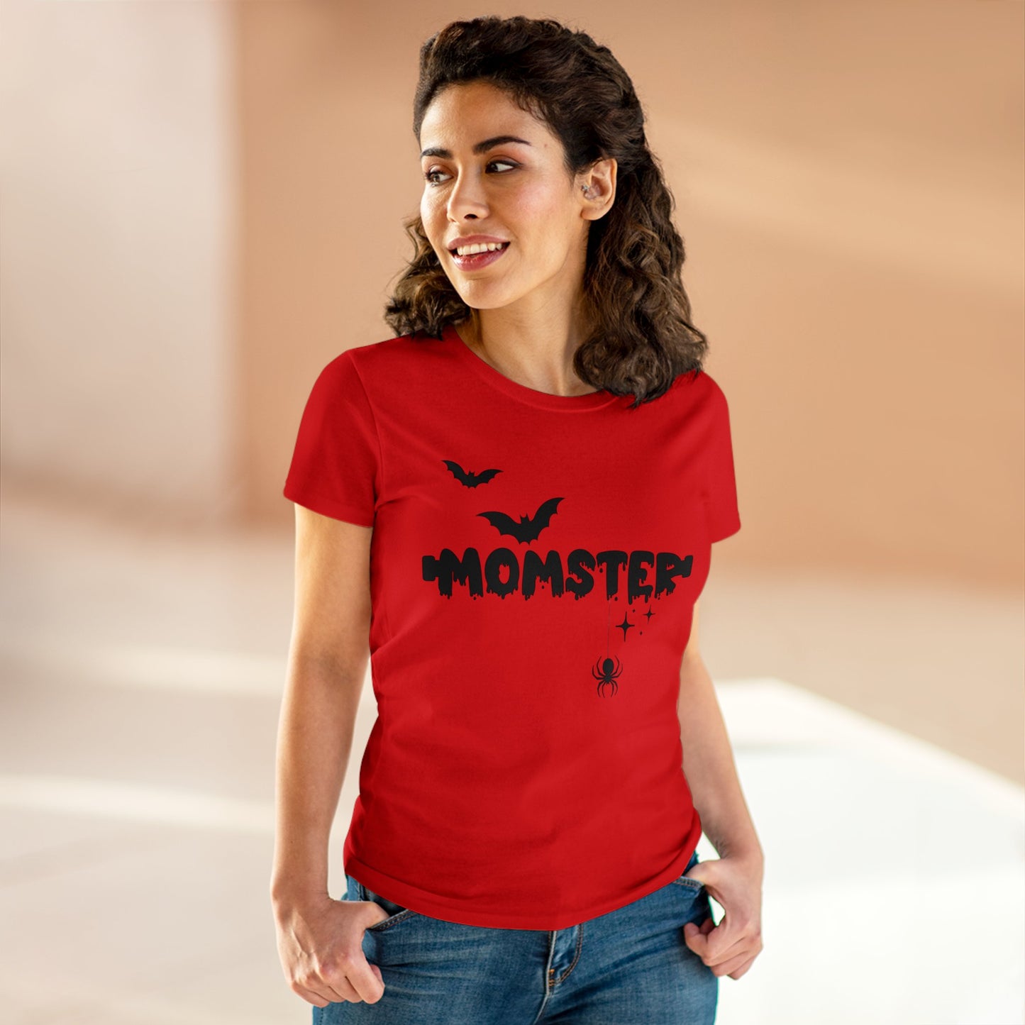 Momster Women's Midweight Cotton Tee