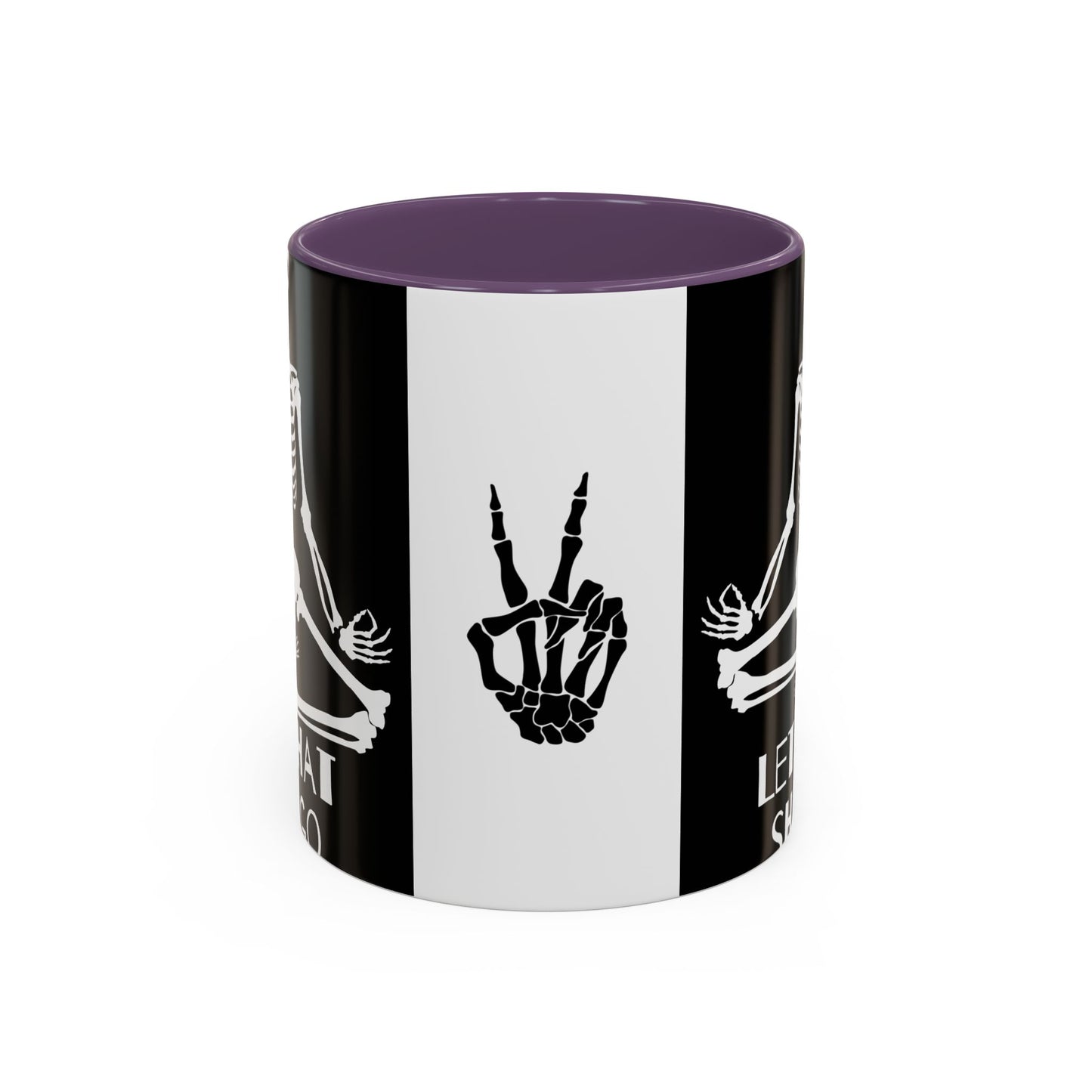 Let That Shit Go Skelly Ceramic Coffee Mug (11, 15oz)