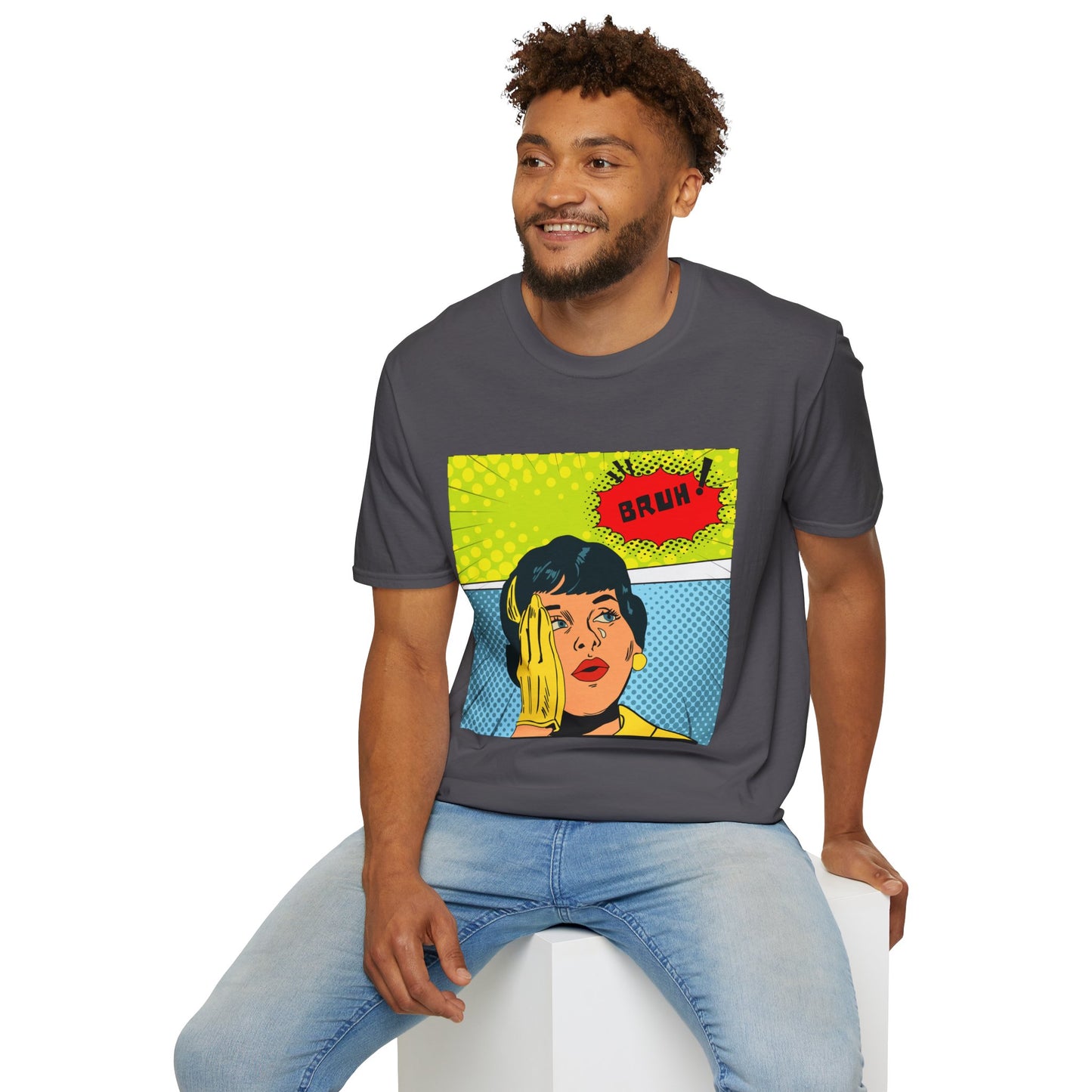 Bruh Comic Style Graphic Tee