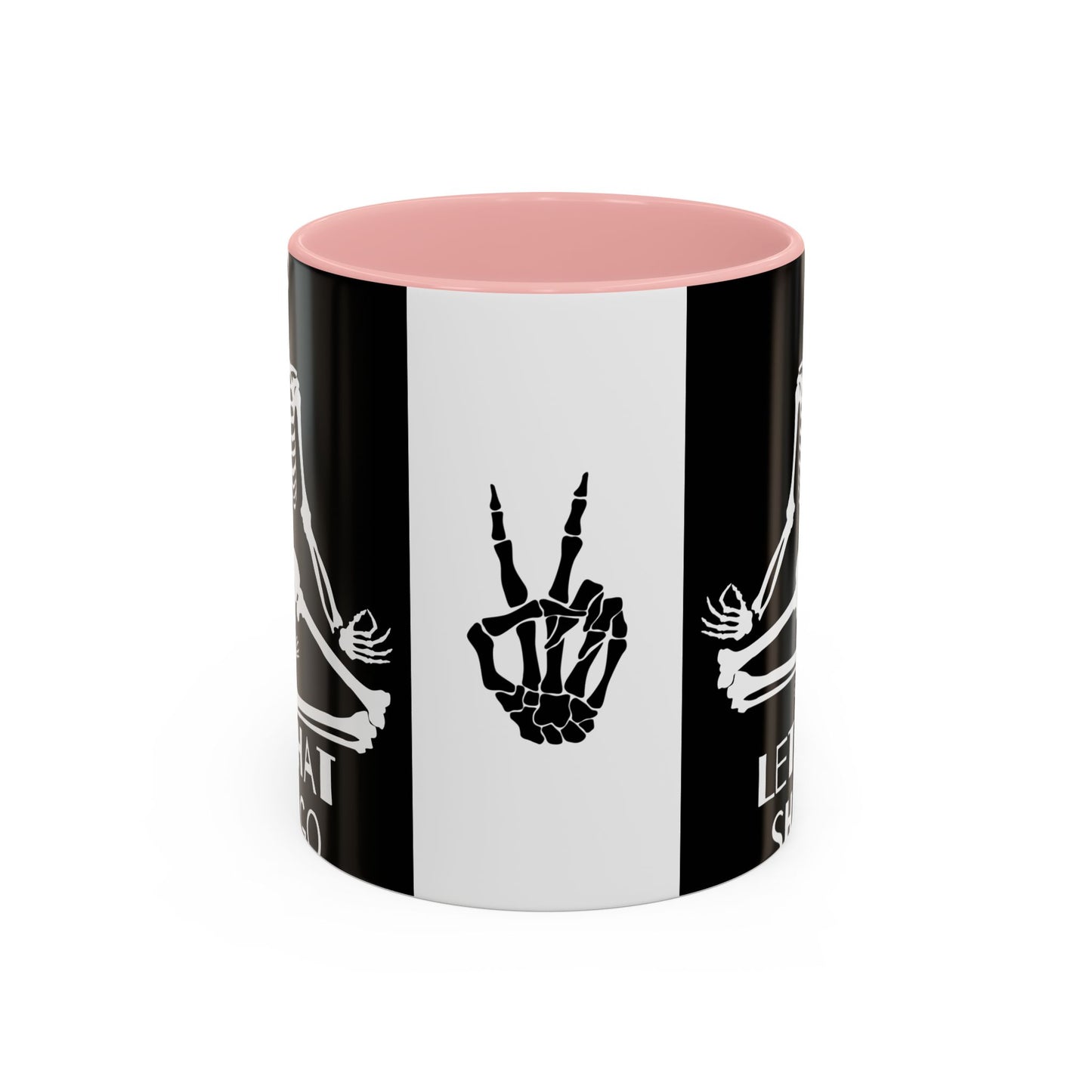 Let That Shit Go Skelly Ceramic Coffee Mug (11, 15oz)