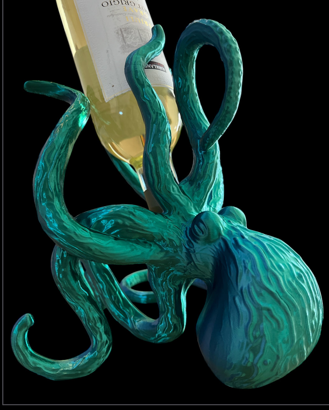 Octopus Wine Bottle Display