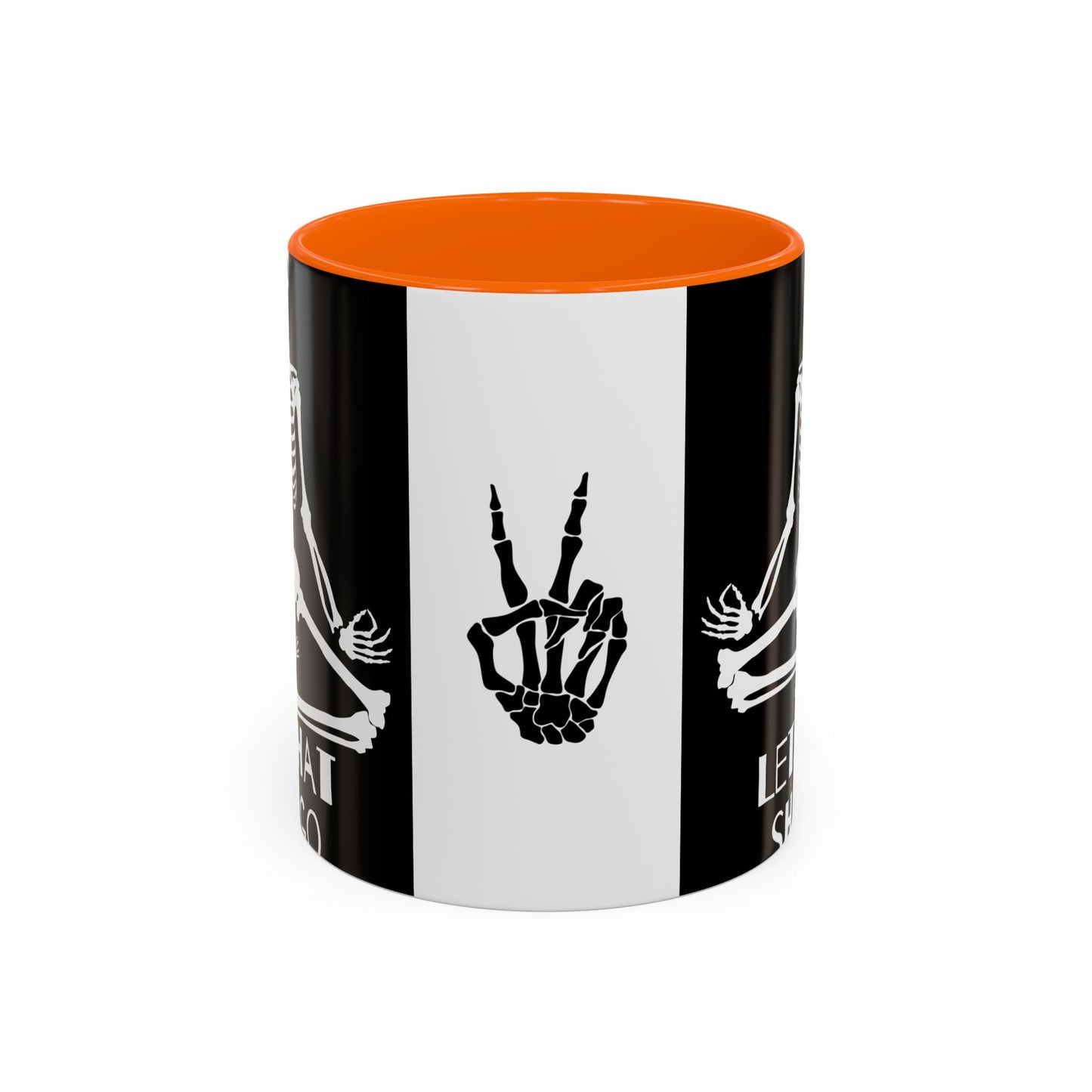 Let That Shit Go Skelly Ceramic Coffee Mug (11, 15oz)
