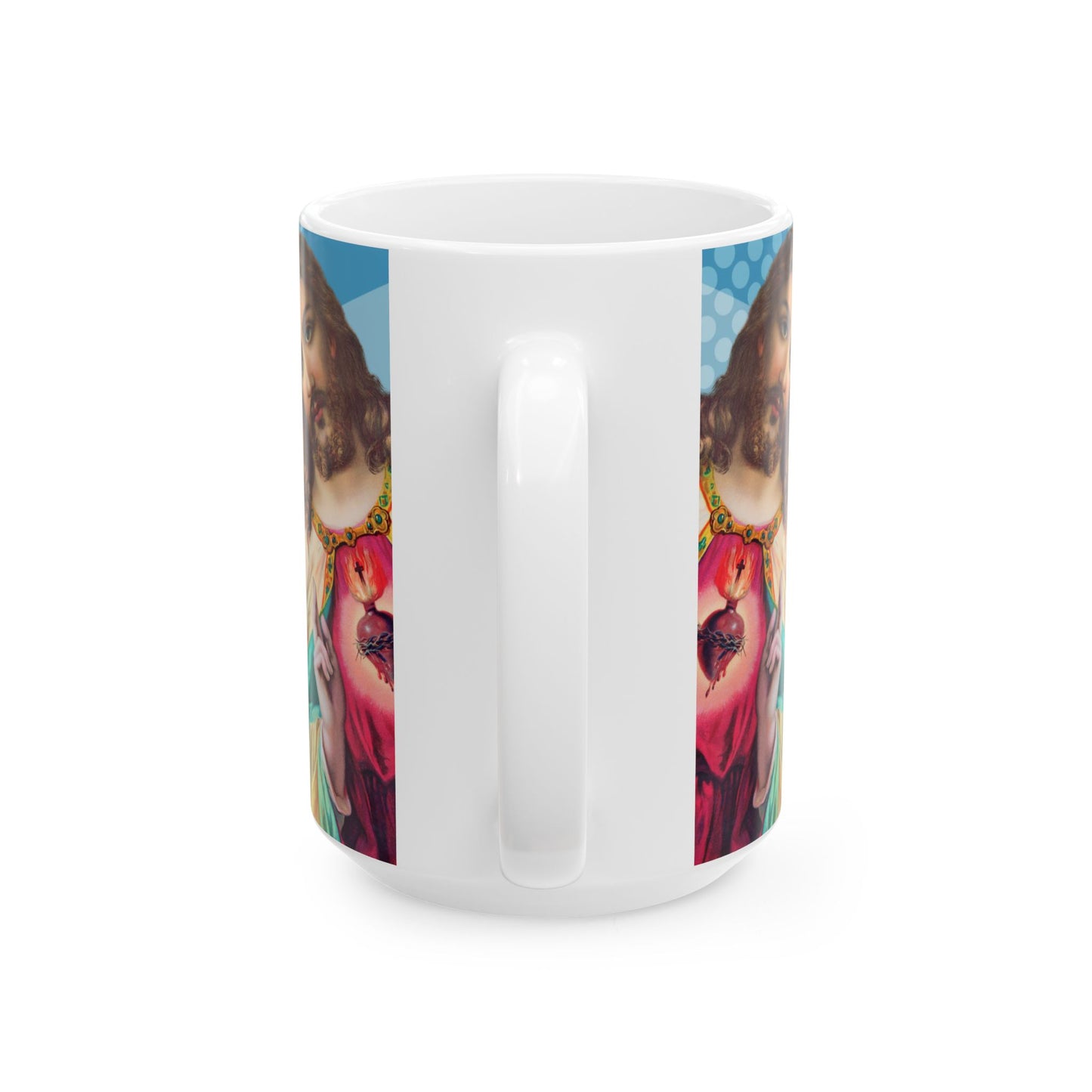 Curious Jesus Ceramic Mug, (11oz, 15oz)