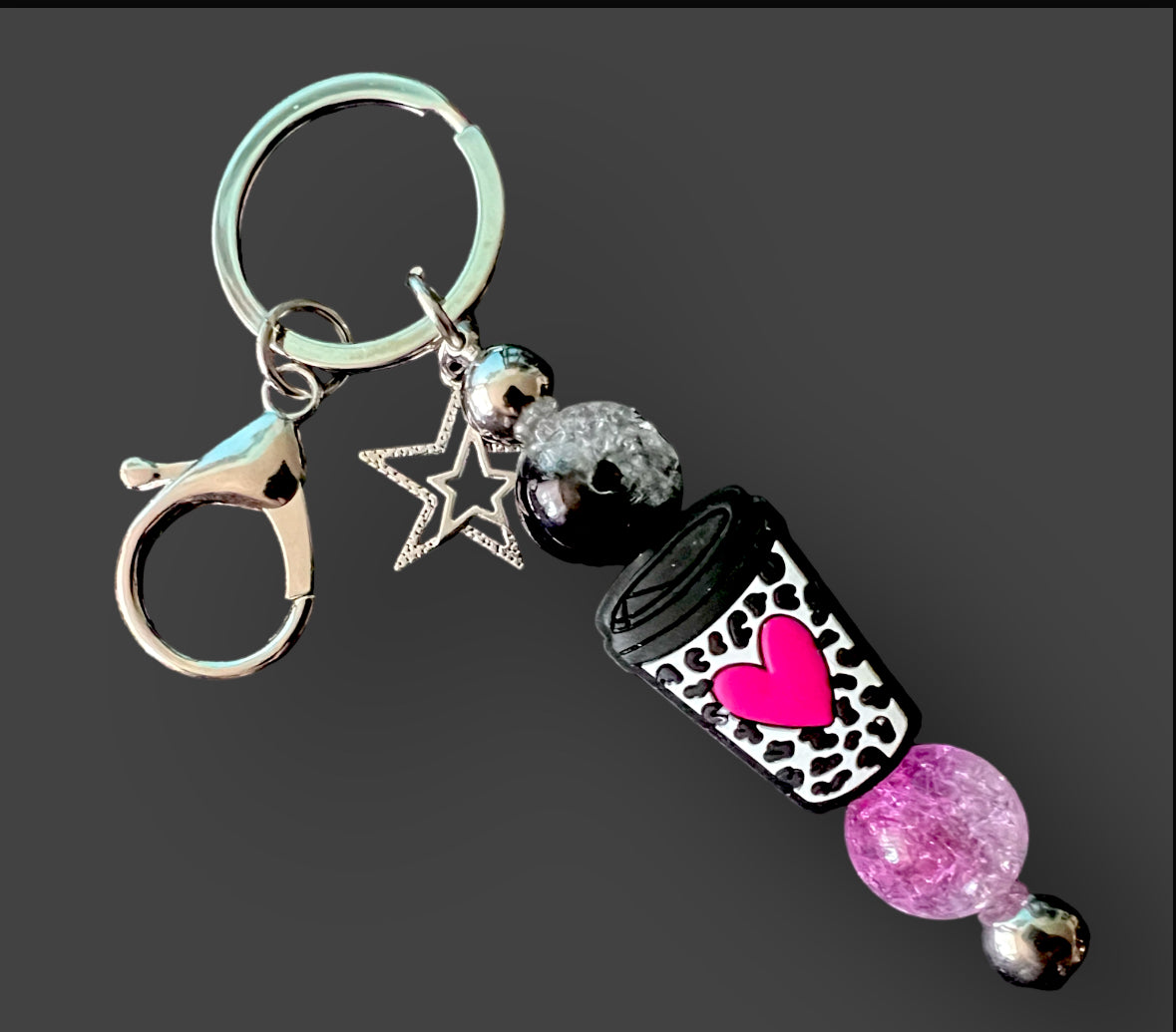 Handmade Decorative Beaded Keychain