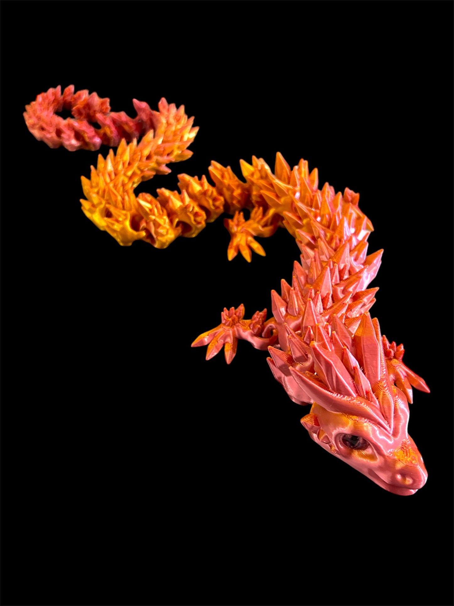 Flame dragon with sparkle eyes – small