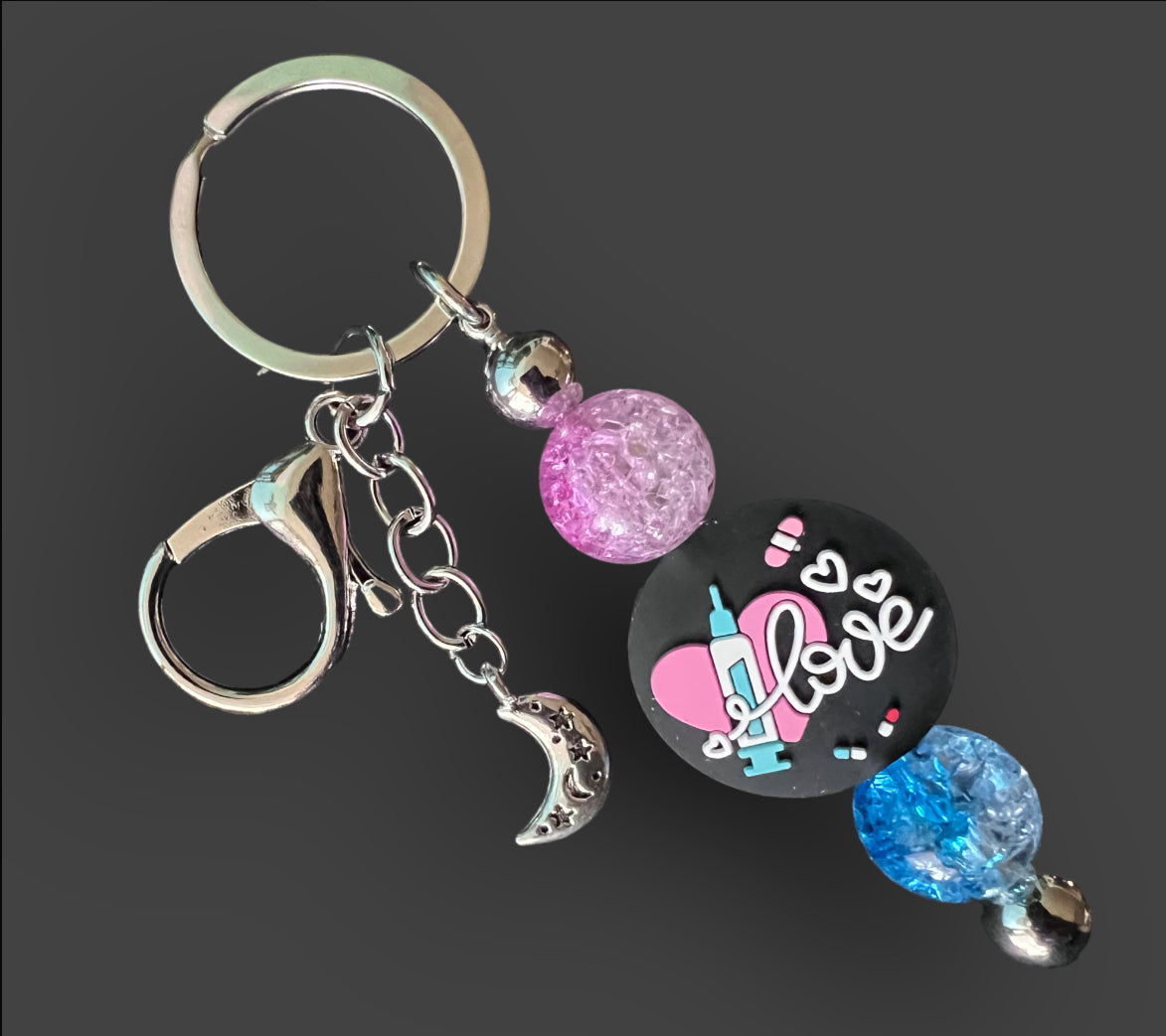 Handmade Decorative Beaded Keychain