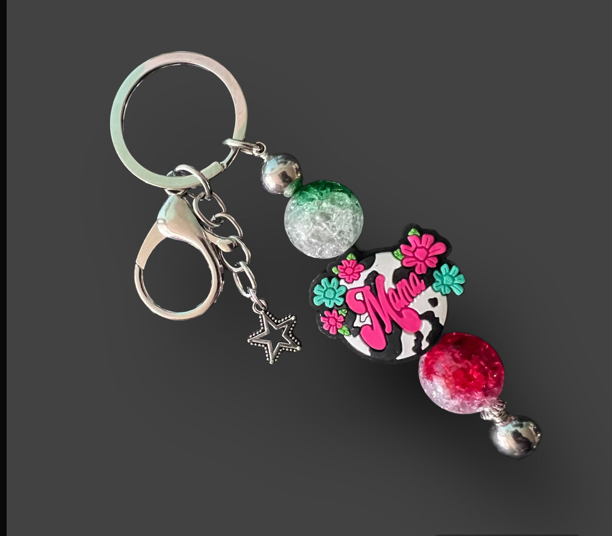 Handmade Decorative Beaded Keychain
