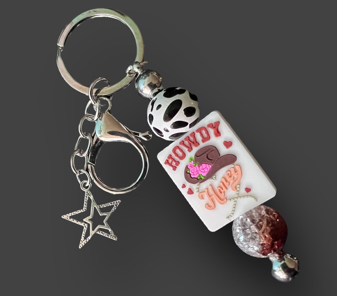 Handmade Decorative Beaded Keychain