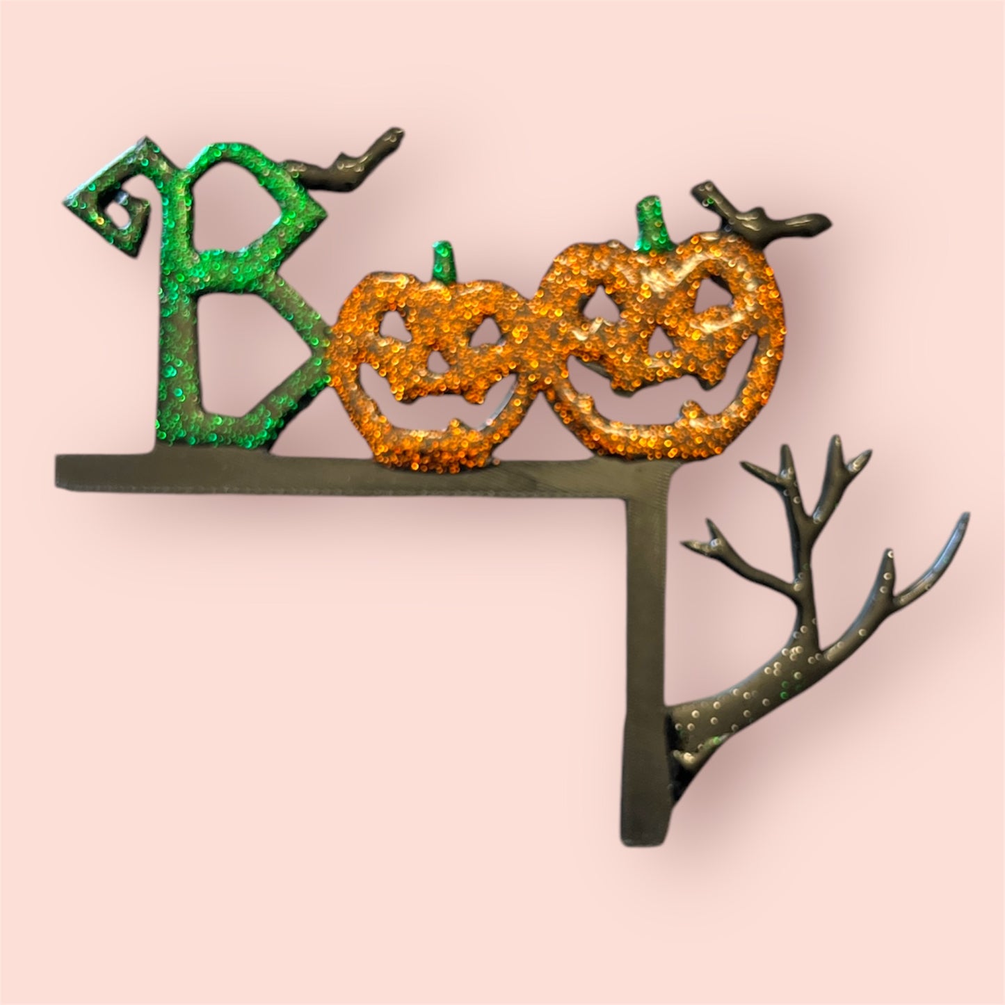 “Boo. “Halloween ornament.