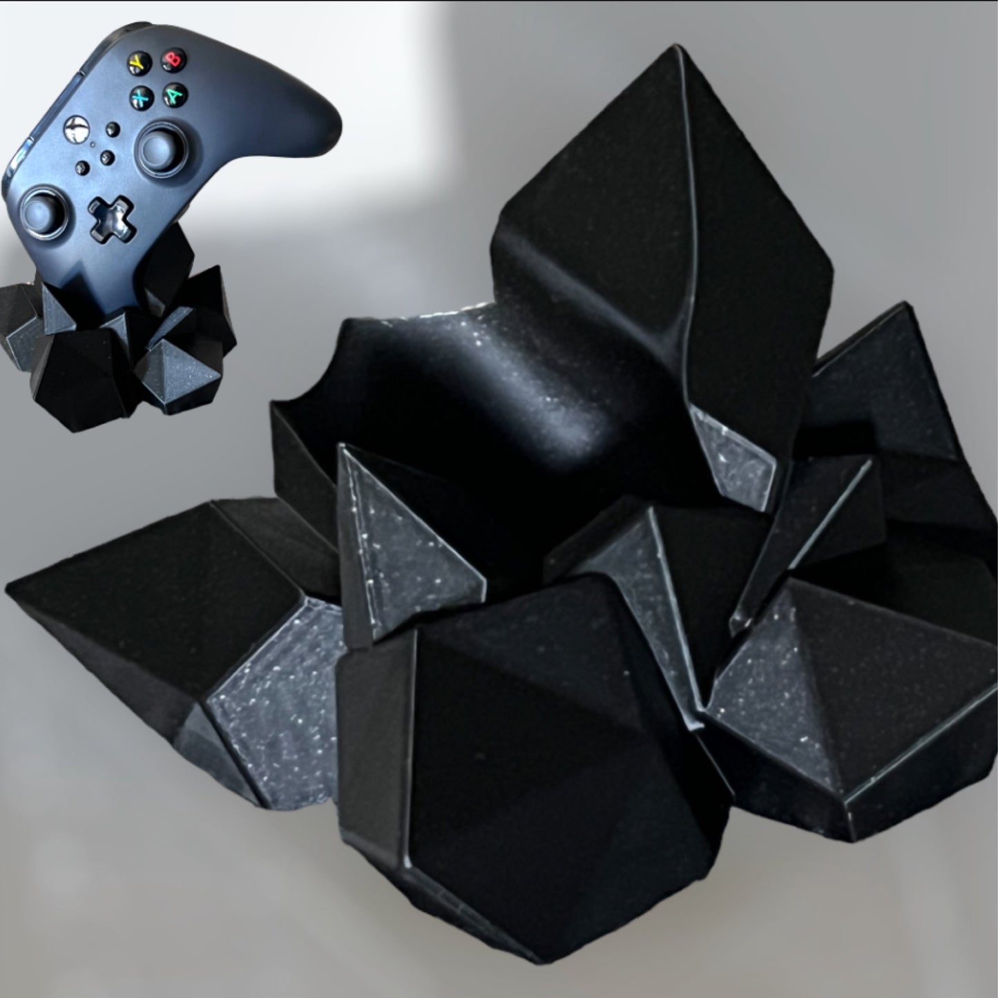 Crystal XBox Controller Stand - Galaxy Black