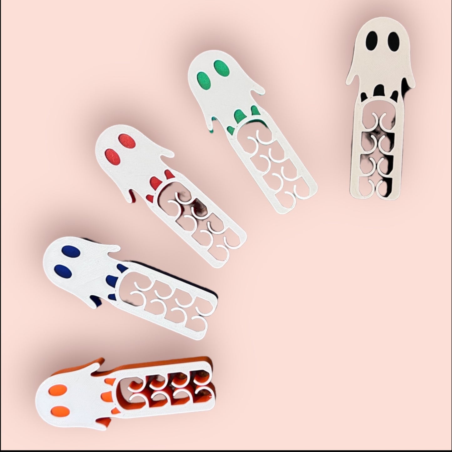 Bag Clips - Set of 5 - Ghosts