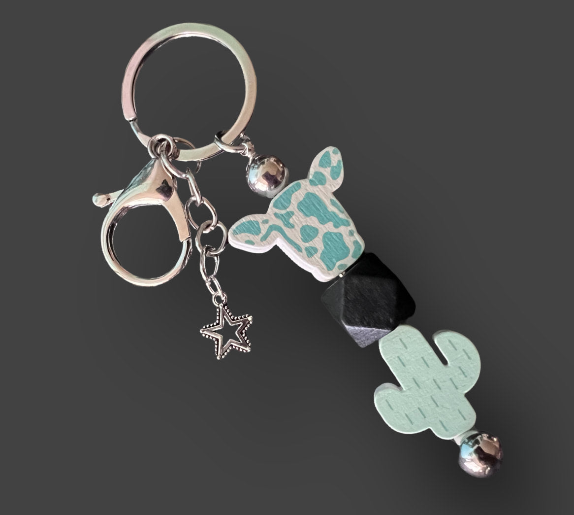 Handmade Decorative Beaded Keychain