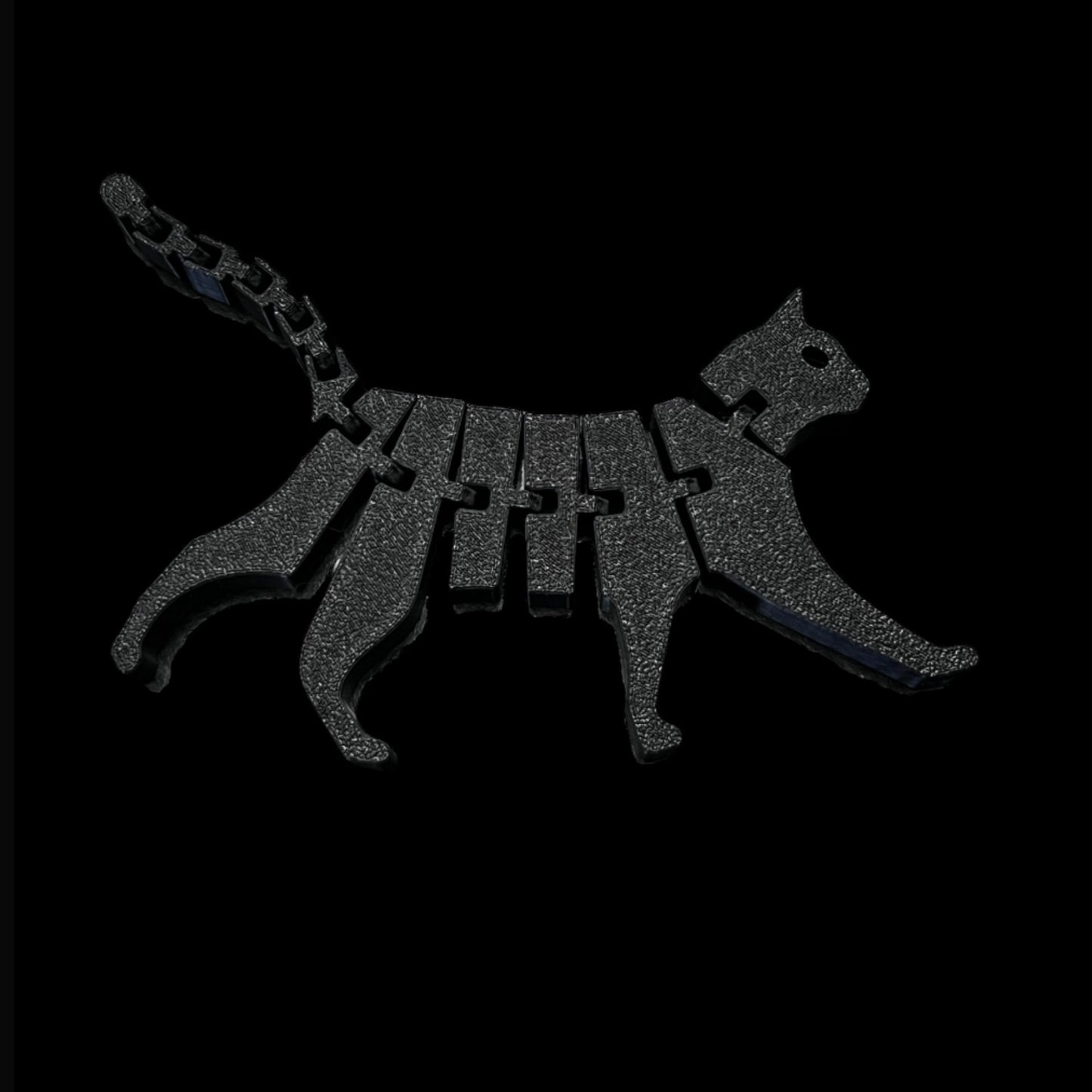Articulated Black Cat 3D Print