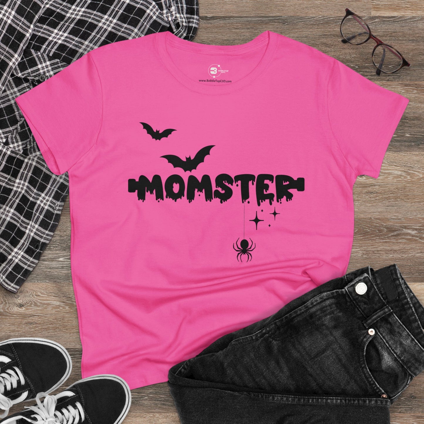 Momster Women's Midweight Cotton Tee