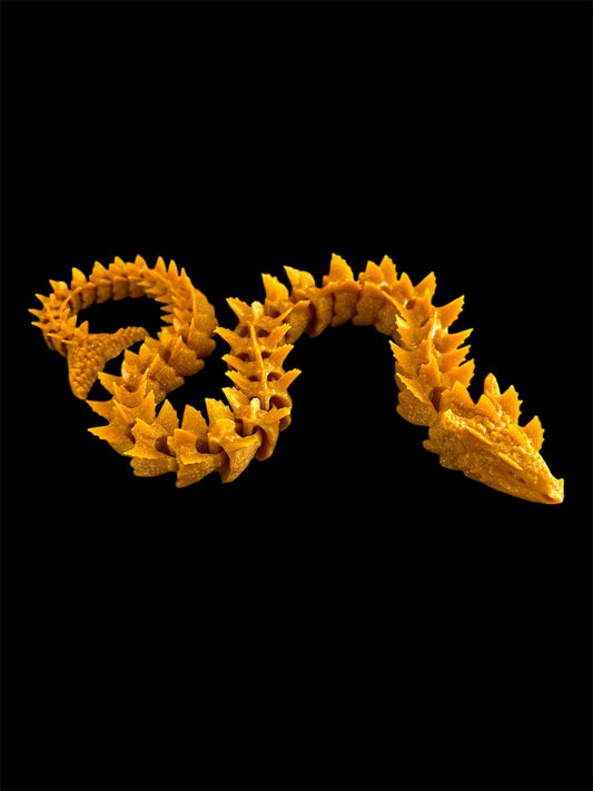 Sea Serpent - Gold Sparkle - Large