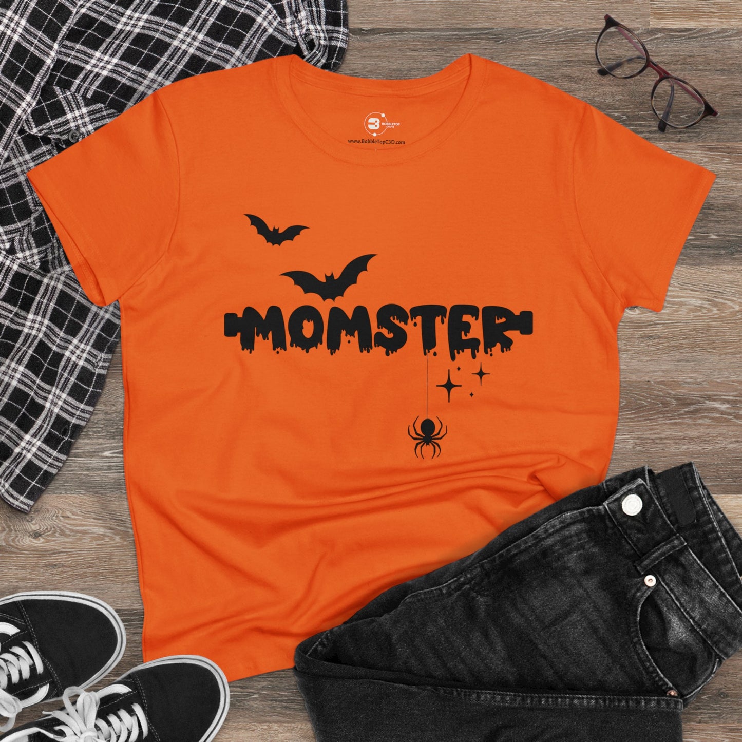Momster Women's Midweight Cotton Tee