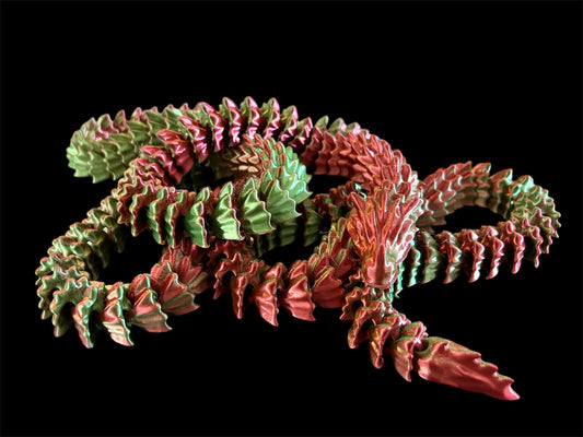 Long Boi Bone Dragon - 151 segments - 63.75” long