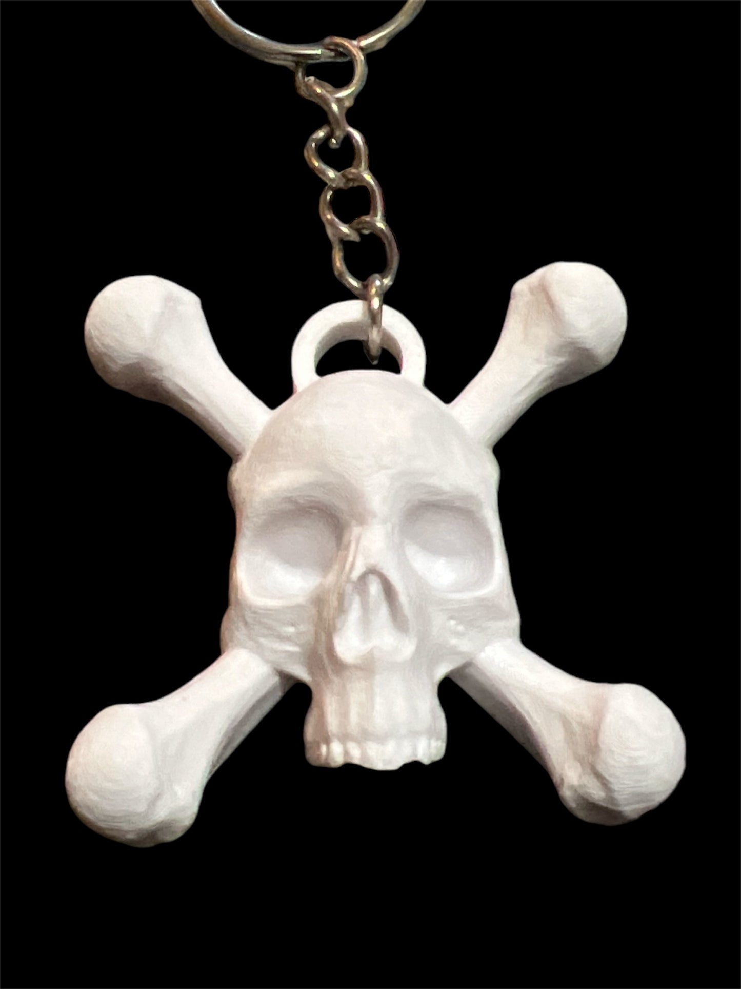 Skull and Crossbones Keychain with “Not Today”